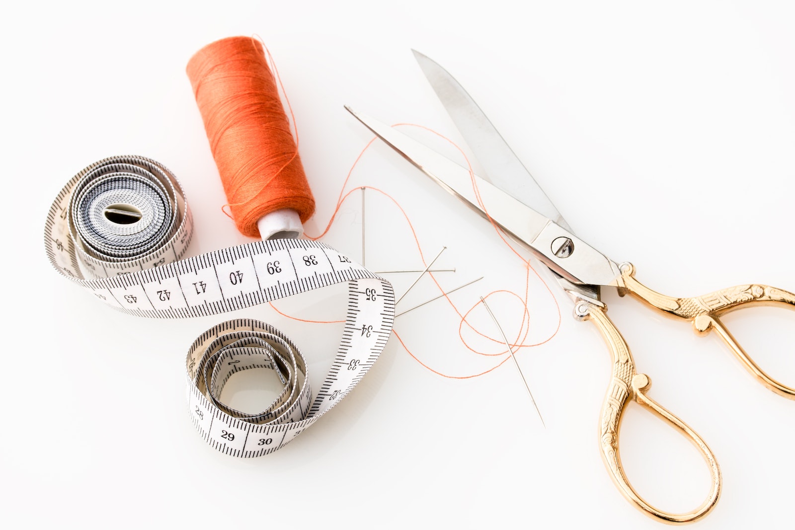 scissors and thread