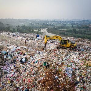 waste in landfill