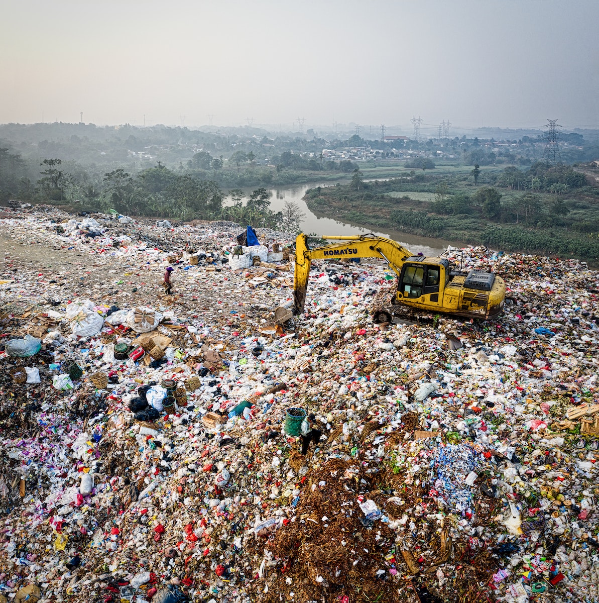 waste in landfil