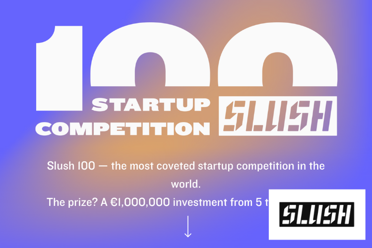 Announcement of Slush Top 100 in their yearly Startup Competition