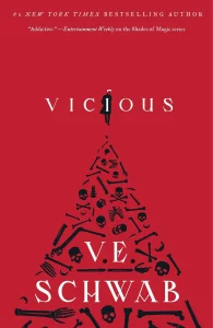 Book cover of the novel "vicious"