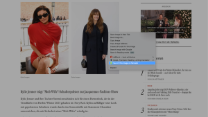 Search Fashion Week Look with Faircado on Glamour website