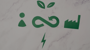 symbols representing circularity of products based on cradle to cradle principles