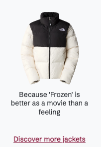 The North Face thick winter jacket