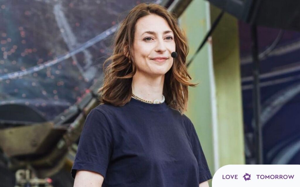 faircado CEO Evolena de Wilde at the Love Tomorrow Conference on stage