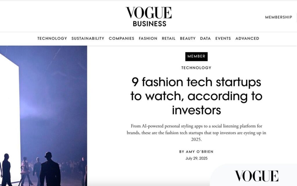 faircado named one of nine fashion tech startups shaping the future of the fashion industry by Vogue Business