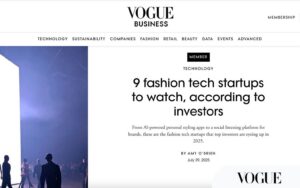 faircado named one of nine fashion tech startups shaping the future of the fashion industry by Vogue Business
