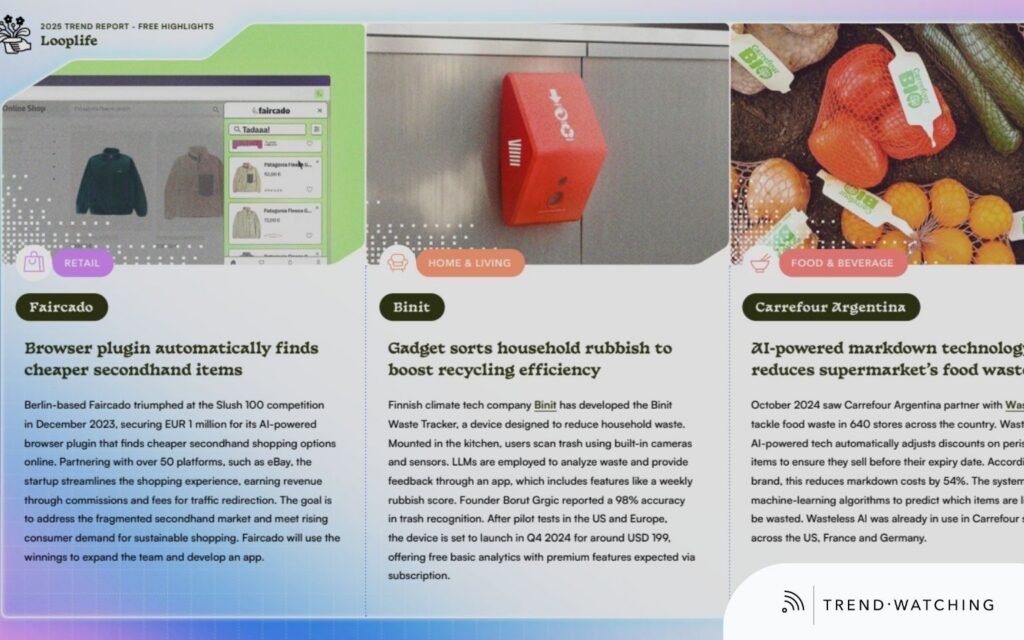 faircado mentioned in the TrendWatching Report of 2025