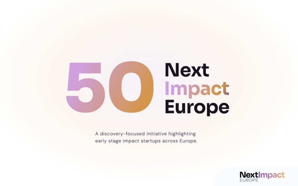faircado as part of the 50 next impact europe list of startups to drive innovation and change